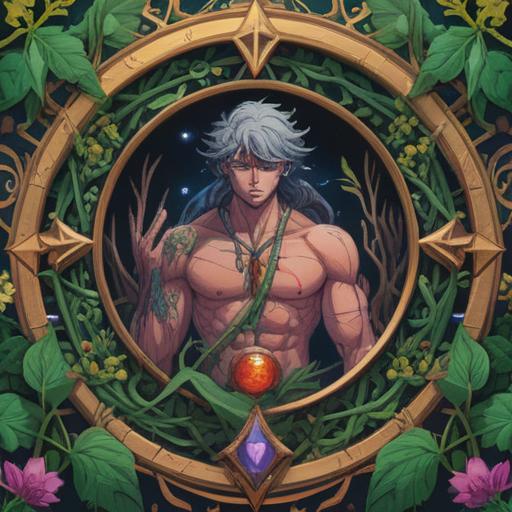 A vibrant illustration of a lucky charm symbolizing recovery from muscle strain, featuring a colorful amulet surrounded by healing herbs, a serene environment with gentle sunlight filtering through leaves, a peaceful setting suggesting calmness and healing, soft focus on the charm, 4k