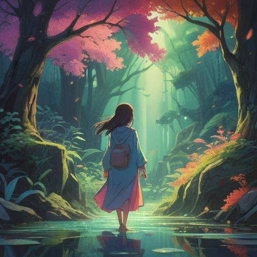 A symbolic representation of changing fragrance preferences, ethereal aura, vibrant colors capturing the essence of transformation, subtle hints of nature and spirituality, peaceful atmosphere, blooming flowers and serene landscapes, a person reflecting on their evolving senses, 4k