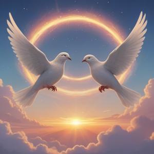 二羽の鳩とスピリチュアルな意味を解説