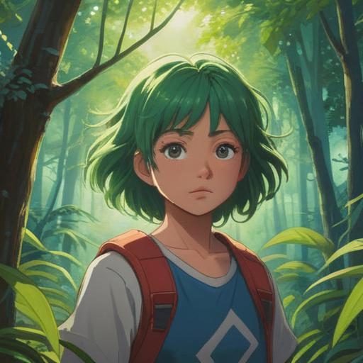 A serene landscape embodying the spiritual essence of a southern breeze, gentle winds rustling through lush green trees, sunlight filtering through soft clouds, tranquil atmosphere reflecting inner peace, birds soaring gracefully in the sky, symbols of harmony and connection, vibrant flora depicting balance and rejuvenation, 4k