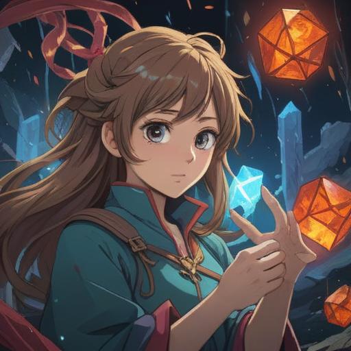 A mystical scene depicting the sudden breakage of an object, symbolic of transformation and change, ethereal light illuminating shards scattered around, a soft aura representing energy release, surreal surroundings reflecting emotional turmoil, hidden messages in the fragments, vibrant colors representing the spectrum of feelings, 4k