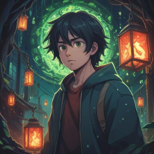 A mysterious and captivating illustration of a broken object surrounded by ethereal lights, symbolic elements representing spiritual signs, a shadowy figure observing the scene, soft glowing orbs floating around, intricate details in the background, an atmosphere of curiosity and caution, exploring the intersection of the physical and spiritual realms, 4k