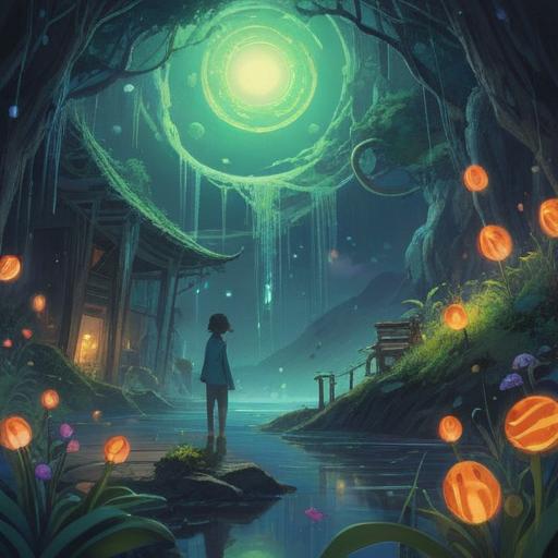 A serene, dreamlike scene depicting a person experiencing sudden drowsiness, ethereal colors, floating symbols representing spiritual messages, a soft aura surrounding the individual, gentle light filtering through, a tranquil natural setting, a sense of enlightenment and mystery, 4k