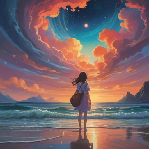 A serene scene depicting a person experiencing sudden drowsiness under a celestial sky, ethereal light illuminating their surroundings, gentle waves of energy flowing around them, a sense of peace and awakening, spiritual symbols subtly integrated in the background, tranquil atmosphere, inspirational moment, representing a spiritual sign, 4k