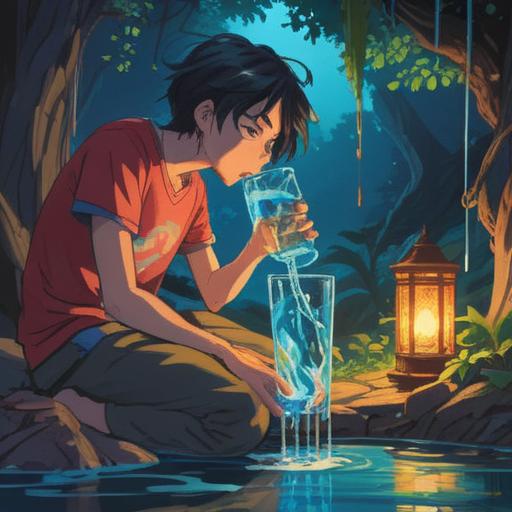 A vibrant and engaging illustration of five simple habits to combat sudden drowsiness, depicting a person stretching and drinking water, surrounded by a refreshing outdoor setting, bright sunlight filtering through leaves, engaging in light exercise, enjoying a moment of mindfulness, and reading a book, each habit visually represented in separate panels, motivating and energizing atmosphere, 4k