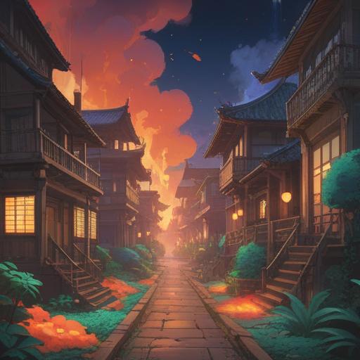 A serene and mystical scene, a gentle waft of incense smoke intertwining with ethereal light, a tranquil space filled with soft colors and soothing atmosphere, a spiritual figure meditating, surrounded by floating candles, representing the essence of sudden incense fragrance, symbolism of peace and connection to the spiritual realm, detailed background with nature elements, intricate patterns in the incense smoke, 4k