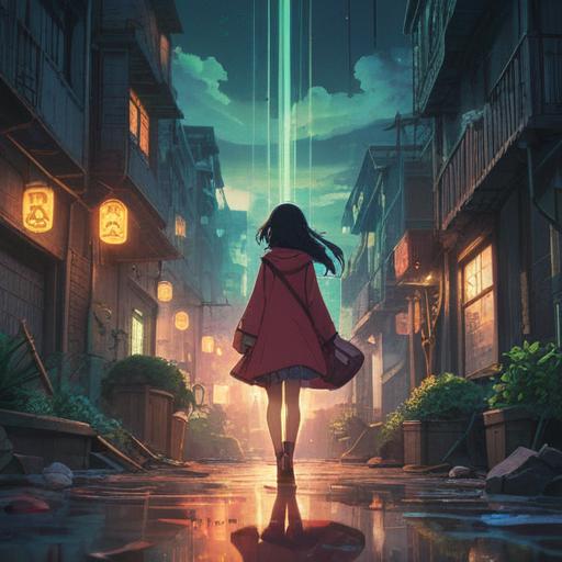 A spiritual scene depicting the sudden feeling of dislike, abstract representations of emotions, a contrasting blend of light and dark elements, ethereal figures symbolizing inner turmoil, serene background with hints of chaos, a journey of self-discovery, vibrant yet soft color palette, 4k