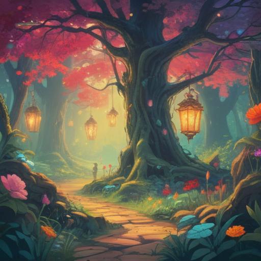 A mystical scene depicting unique spiritual signs, ethereal light illuminating ancient symbols, serene atmosphere surrounded by nature, whimsical trees and flowers, soft glowing orbs floating in the air, harmonious color palette, intricate details in the background, enchanting landscape, 4k