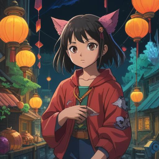 A unique presence seen through lucky items, vibrant colors, intricate details, cultural symbolism, enchanting atmosphere, whimsical arrangements, focus on good fortune, artistic interpretation, 4k