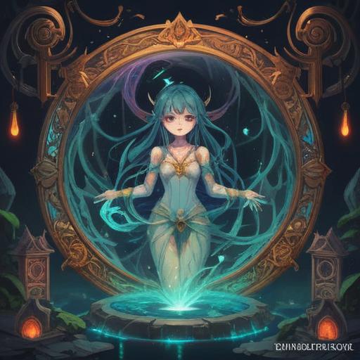 A mystical spiritual lucky item for when feeling unwell, an elegant talisman glowing gently, intricate patterns symbolizing healing, surrounded by soothing natural elements like soft green leaves and delicate flowers, ethereal light illuminating the scene, tranquil atmosphere, 4k