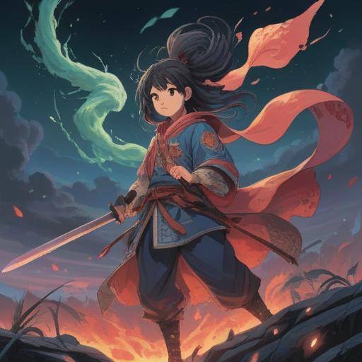 A spiritual illustration representing the essence of 