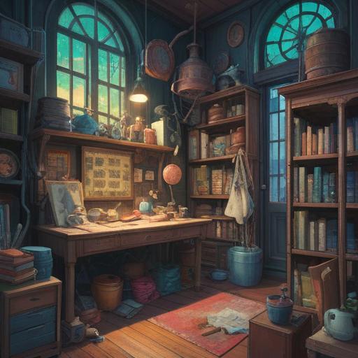 A vivid illustration representing a collection of various items gathered together, diverse objects showing a sense of organization, central theme of collaboration and unity, expressive layout, bright colors, harmonious balance, inviting atmosphere, rich details showcasing each item, 4k