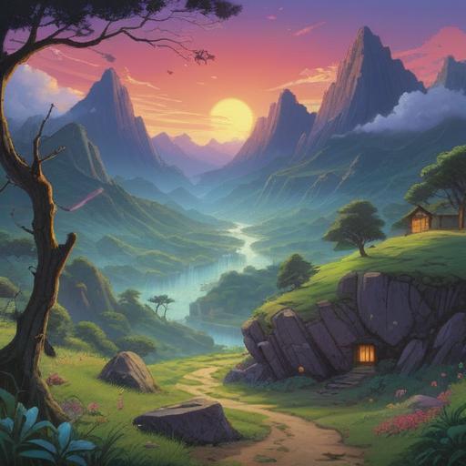 A mystical scene depicting spiritual signs of health decline, ethereal glow, symbolic imagery of warning signs, serene landscape, subtle connections between mind and body, symbols of intuition and awareness, calming colors, immersive atmosphere, focus on spiritual elements, 4k