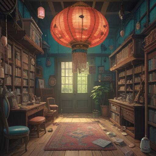 A serene scene depicting everyday life, subtle symbols of good luck hidden in ordinary settings, a close-up of everyday objects with small, charming details, gentle sunlight filtering through leaves, a person observing their surroundings thoughtfully, capturing fleeting moments of positivity, vibrant colors, inviting atmosphere, 4k