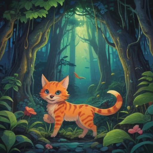 A symbolic illustration representing the spiritual significance of being bitten by an animal, showcasing a person in harmony with nature, surrounded by various animals, vivid colors, mystical aura, deep connection with wildlife, emotional expression, exploring inner growth, 4k