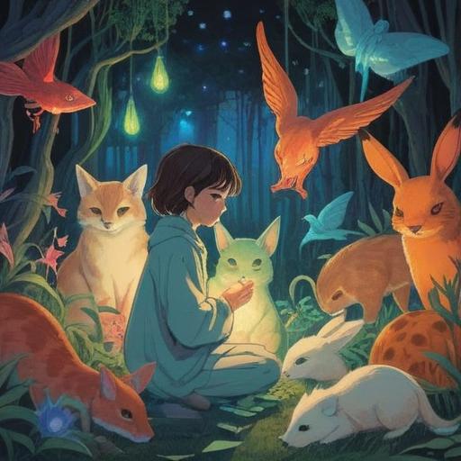 A serene illustration depicting the signs of spiritual awareness regarding animal allergies, soft glowing light, ethereal symbols around a person contemplating, gentle animals in the background symbolizing sensitivity, vibrant colors, harmonious balance of nature and spirituality, calming atmosphere, 4k