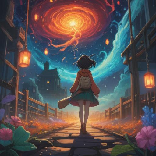 A serene and contemplative scene, a person surrounded by swirling energies, faint spiritual symbols in the air, a calm expression despite external chaos, ethereal light, gentle nature background, whispers of intuition, harmonious atmosphere, 4k