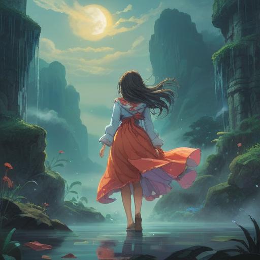 A spiritual illustration depicting the feeling of wanting to move but being unable to, ethereal elements, enveloping mist, a figure struggling against invisible restraints, serene yet conflicted expression, soft light illuminating the surroundings, symbolic representations of hope and frustration, dreamlike atmosphere, 4k