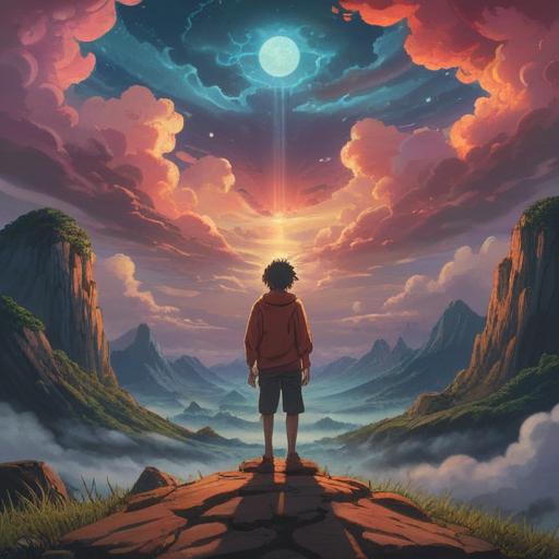 A spiritual scene symbolizing positive signs on a day full of misfortunes, ethereal light breaking through dark clouds, a serene figure meditating, surrounded by floating symbols of hope, vibrant colors, gentle rays illuminating the atmosphere, nature elements like trees and flowers reflecting positivity, a dreamlike aura, 4k