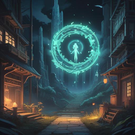 A mystical scene depicting spiritual signs emerging from a theft, ethereal glow, symbols of hope and guidance, an aura of enlightenment, nature intertwined with the event, serene expressions, vibrant colors, abstract representations of spirituality, 4k