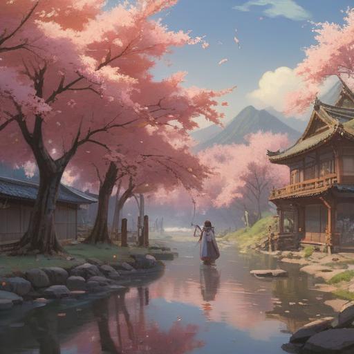 A serene landscape infused with the fragrance of peaches, ethereal light filtering through lush peach blossoms, gentle breeze rustling petals, mystical atmosphere, a figure meditating under a peach tree, surrounded by soft glowing orbs representing spiritual signs, vibrant colors, symbolic elements indicating awareness and intuition, harmonious blend of nature and spirituality, 4k