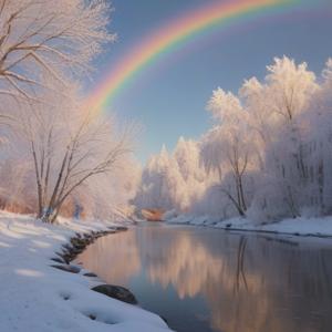 冬の虹がもたらすスピリチュアルな意味を解説