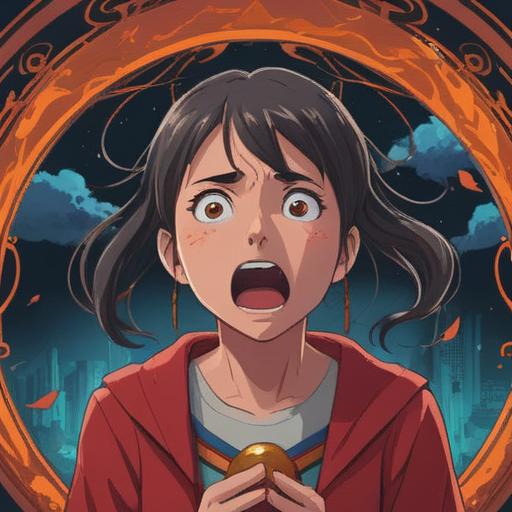 A woman feeling anxiety and intuition in the presence of a yelling husband, contrasting emotions depicted, subtle spiritual signs around her, a soft glow highlighting her thoughts, a serene background symbolizing peace, symbolic imagery representing inner strength and wisdom, emotional depth, 4k