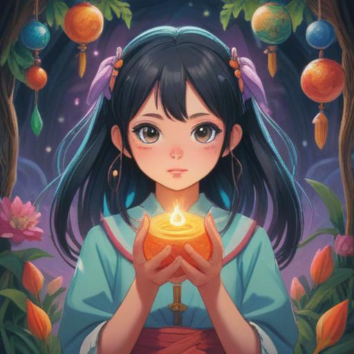 A serene spiritual scene featuring a calming lucky charm, soft pastel colors, gentle aura surrounding the charm, an open palm holding the charm, ethereal light illuminating the surroundings, peaceful ambiance, hints of nature like flowing water and green leaves, representation of anger being transformed into tranquility, 4k