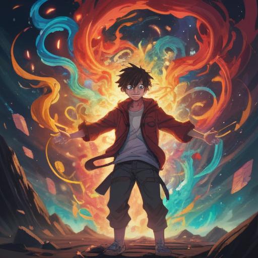 A vivid illustration of a person overwhelmed by anger, surrounded by swirling energy, signs of spiritual awareness, ethereal light illuminating the scene, a reflection of inner turmoil, symbols of caution and awareness, contrasting colors representing opposing emotions, intricate details of facial expressions, a mystical background suggesting spiritual guidance, 4k