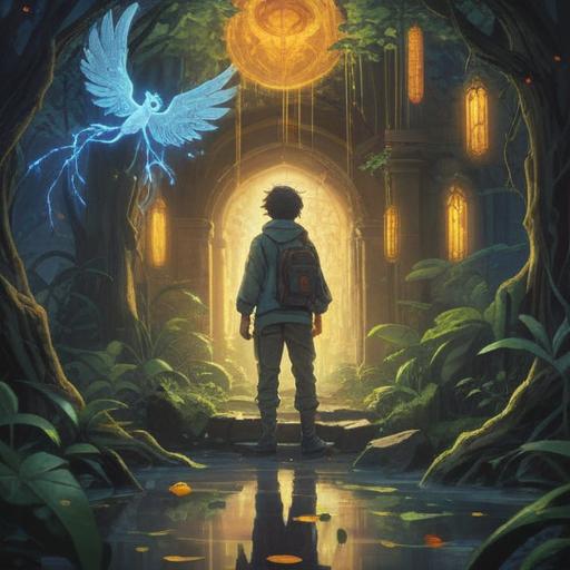 A thought-provoking illustration depicting a person reflecting thoughtfully after being scolded, surrounded by ethereal light, symbolic elements representing growth and transformation, serene expression conveying acceptance, nature-inspired background symbolizing balance, soft focus, harmonious colors, spiritual awakening, gentle atmosphere