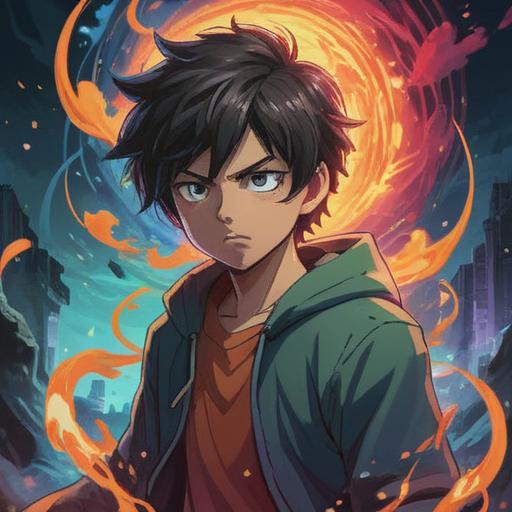 A person expressing anger with intense emotions, vibrant energy radiating around them, auras blending harmoniously, symbols of growth and transformation, surrounded by light, capturing the essence of spiritual awakening, dynamic pose, 4k