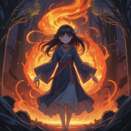 A serene and mystical illustration, ethereal glow, symbolic representation of jealousy, a person surrounded by shimmering energy, contrasting dark shadows, harmonious aura, reflective water, ancient trees, spiritual enlightenment, emotional tension, 4k