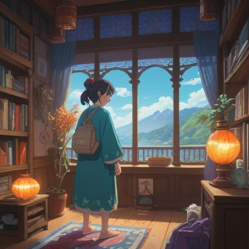 A serene spiritual scene, an individual applying shoko, surrounded by ethereal light, symbolic imagery of caution, subtle signs in the air, gentle energy flow, peaceful ambiance, clear connection to spiritual awareness, symbolic representation of mindfulness, intricate details, harmonious color palette