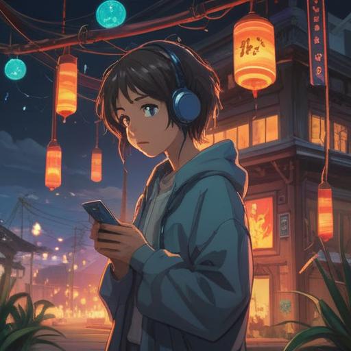 A spiritual scene depicting the sound of a phone ringing, ethereal atmosphere, soft glowing lights, a tranquil and serene environment, figures meditating, surrounded by sound waves, a sense of connection, vibrant colors, an inviting aura, 4k