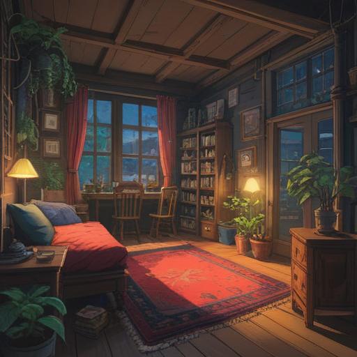A supportive and encouraging scene depicting a person contemplating a career change, a cozy room filled with motivational quotes, calming plants, and an open laptop showcasing job opportunities, a warm cup of tea beside them, a sense of reassurance and hope in the air, soft light filtering through the window, inviting atmosphere, 4k