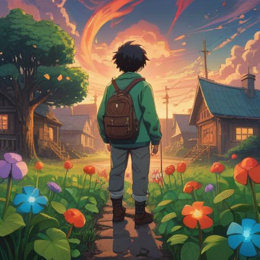 A thoughtful illustration depicting a person at a crossroads, surrounded by various symbolic lucky items like a four-leaf clover, a horseshoe, and a crystal ball, reflecting a blend of uncertainty and hope in the atmosphere, warm sunlight filtering through trees, emphasizing the theme of career change and decision-making, serene expression on the character's face, vibrant colors, inviting background, 4k