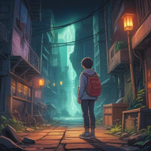 A motivational illustration representing a successful job change mindset, a person confidently standing at a crossroads, looking towards a bright future, surrounded by symbols of opportunity such as open doors and pathways, warm sunlight casting gentle shadows, uplifting colors, inspiring atmosphere, 4k