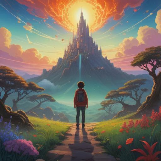 A serene landscape depicting a person standing at a crossroads, surrounded by ethereal light, symbolic representations of new beginnings, positive energy radiating from the path ahead, spiritual symbols like feathers and stars floating in the air, a sense of hope and guidance, tranquil atmosphere, introspective mood, soft lighting, inviting color palette, 4k