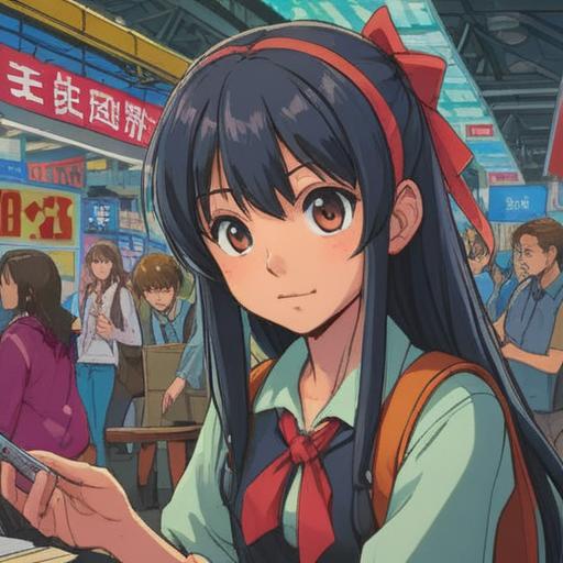 A dynamic and inspiring scene of a person actively networking at a bustling job fair, confident expression, engaging with potential employers, vibrant atmosphere, colorful booths representing various companies, diverse crowd, motivational quotes on banners, bright lighting, strong sense of opportunity, 4k