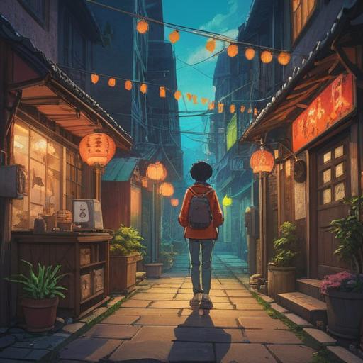 A symbolic illustration of career change and relocation, representing spiritual signs of good fortune, a pathway illuminated by vibrant light, glowing signs of opportunity, serene surroundings, open doors leading to new beginnings, figures symbolizing growth and enlightenment, harmonious colors, uplifting atmosphere, 4k