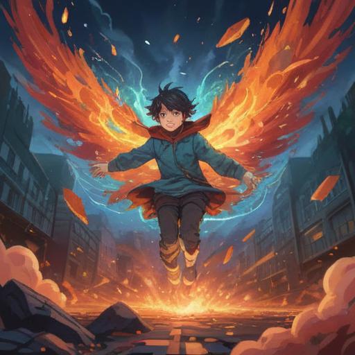 A spiritual illustration of someone falling and getting hurt, symbolizing personal growth and transformation, vibrant colors, ethereal atmosphere, depiction of introspection and learning from mistakes, surrounded by light and shadow contrasts, intuitive wisdom, emotional depth, 4k