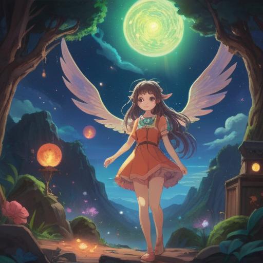 A serene illustration depicting a celestial scene, vibrant colors, ethereal light, spiritual symbols in the sky, a peaceful landscape, glowing orbs representing good signs, a sense of tranquility, harmonious energy flow, lush nature around, 4k