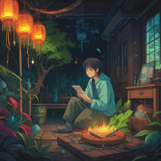 A serene and contemplative scene depicting a person communicating with a natural, free-spirited individual, subtle spiritual signs in the background, soft glowing aura around the natural person, symbols of intuition and empathy floating in the air, lush greenery and calming nature elements, gentle sunlight filtering through the trees, harmonious energy flow between the characters, reflective and insightful atmosphere, 4k