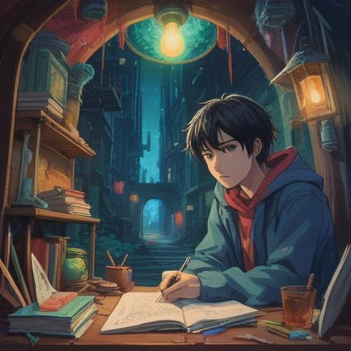 A visually balanced composition illustrating the concept of