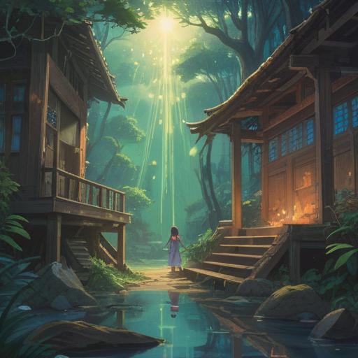 A serene illustration depicting the essence of spiritual signs to heed when experiencing adaptive disorders, symbolizing guidance and awareness, ethereal light shining through a dense forest, a figure meditating at the center surrounded by gentle aura, nature elements representing balance and harmony, colorful orbs floating around, mystical ambiance, calming vibe, 4k