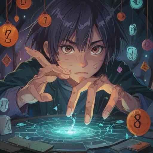 A captivating illustration of a cracked fingernail, surrounded by lucky numbers like 7 and 11, a mystical aura emanating from the numbers, vivid colors highlighting the contrast between the damaged nail and the vibrant symbols, intricate details on the nail texture, an encouraging and positive atmosphere, focus on luck and resilience, 4k