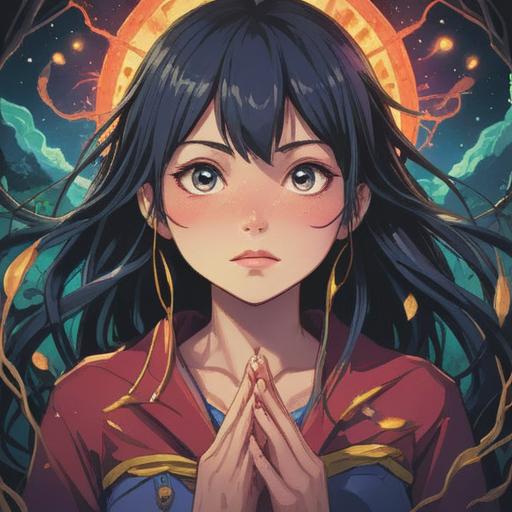 A symbolic illustration representing spiritual signs of broken nails, ethereal light, a serene atmosphere, images of growth and renewal, vibrant colors, abstract representations of healing energy, harmonious nature elements, 4k