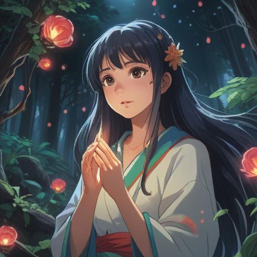 A serene and mystical scene depicting the moment of injury to a fingernail, ethereal light illuminating the surroundings, subtle spiritual symbols floating in the air, a peaceful aura of healing energy, vibrant colors blending with soft pastels, gentle nature elements like flowers and butterflies, a sense of transformation and renewal, enchanting atmosphere, 4k