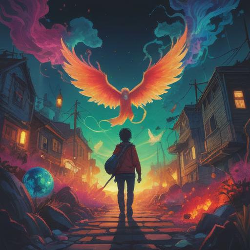 A surreal illustration depicting the spiritual encounter with a person you instinctively dislike, contrasting emotions, vibrant colors, ethereal atmosphere, symbolic elements representing intuition and connection, intricate details of facial expressions, mystical surroundings, reflective mood, thought-provoking imagery.