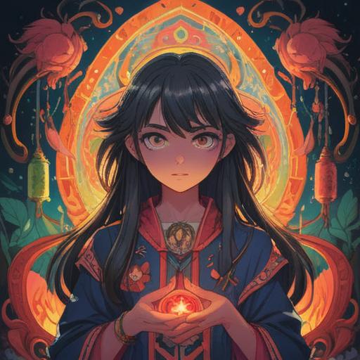 A vivid illustration of a lucky charm symbolizing trust in intuition, featuring a beautiful talisman adorned with intricate patterns, surrounded by glowing orbs of light, placed on a wooden table, gentle sunlight filtering through a nearby window, inviting ambiance, detailed textures, warm color palette, 4k